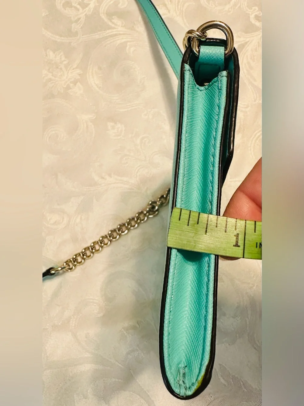 kate spade Turquoise Envelope Crossbody Bag